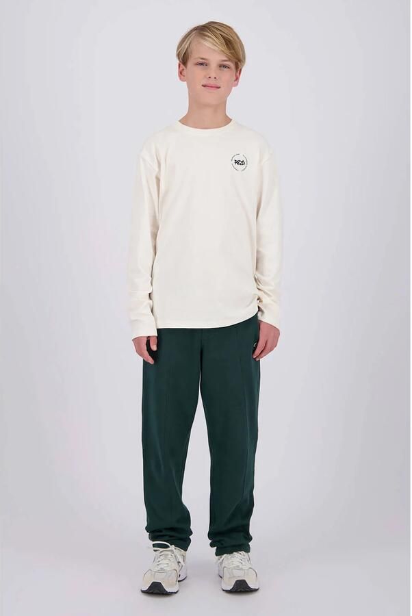 Raizzed regular fit sweatpants met print donkergroen Broek Printopdruk