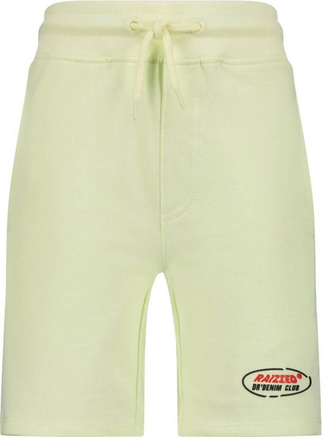Raizzed regular fit sweatshort Rallingthon licht limegroen Korte broek Jongens Katoen 140