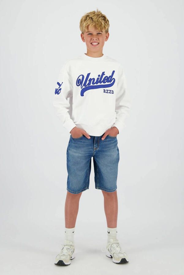 Raizzed regular waist short dark blue denim