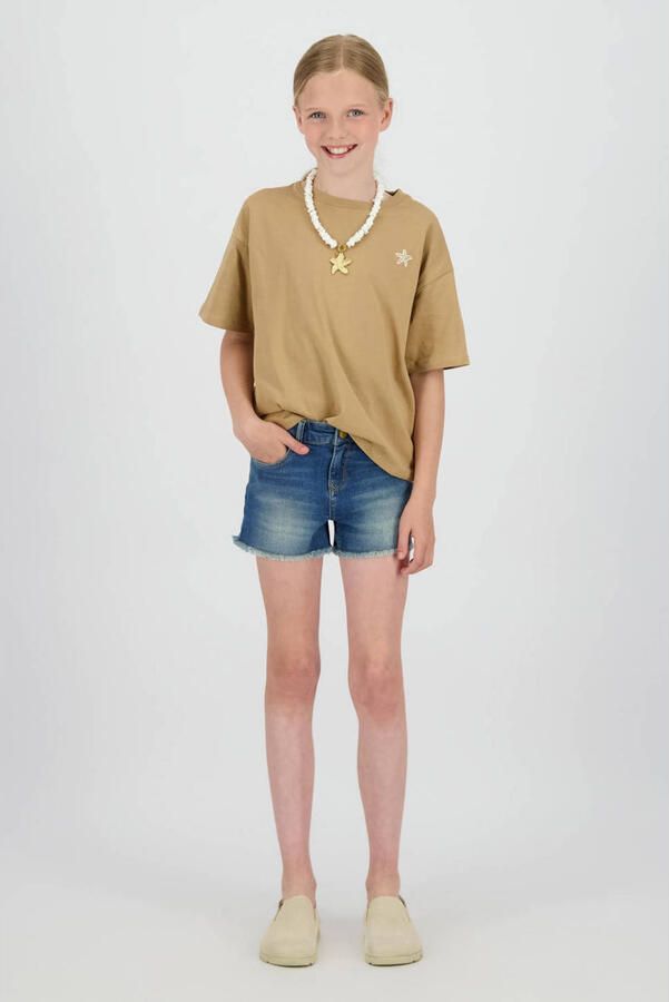 Raizzed regular waist short medium blue denim - Foto 4