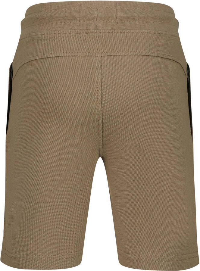 Raizzed relaxed regular waist casual short zand met textuur - Foto 2