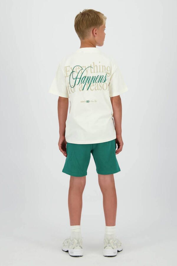 Raizzed relaxed regular waist sweatshort groen - Foto 3