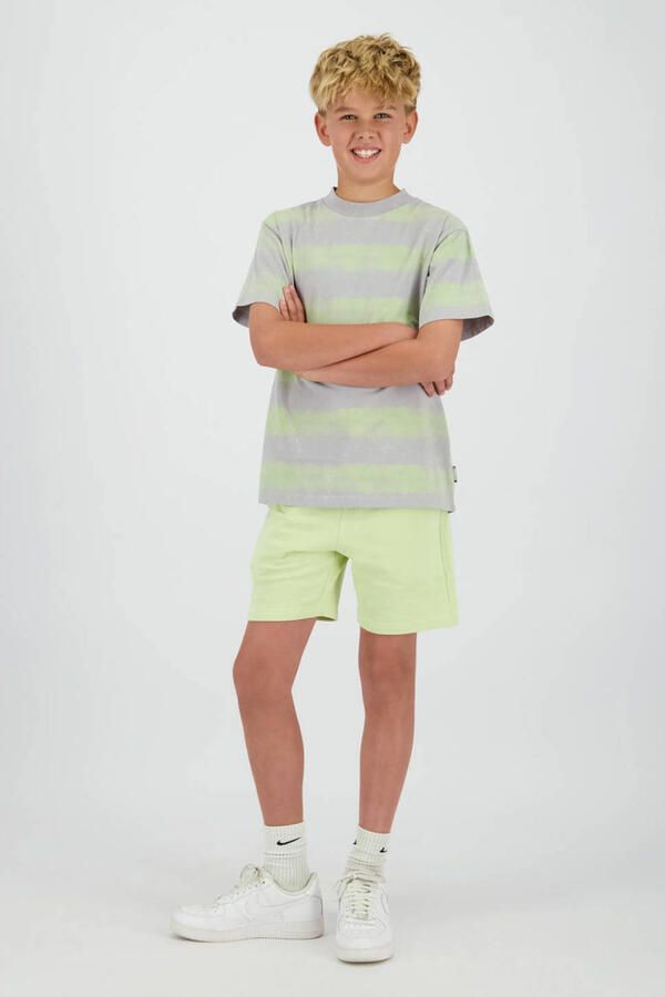 Raizzed relaxed regular waist sweatshort limegroen