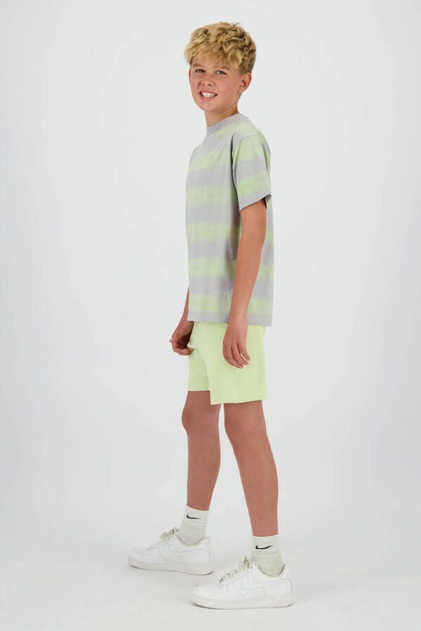 Raizzed relaxed regular waist sweatshort limegroen - Foto 3