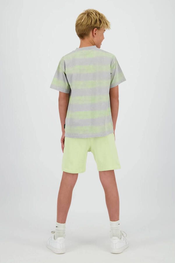 Raizzed relaxed regular waist sweatshort limegroen - Foto 2