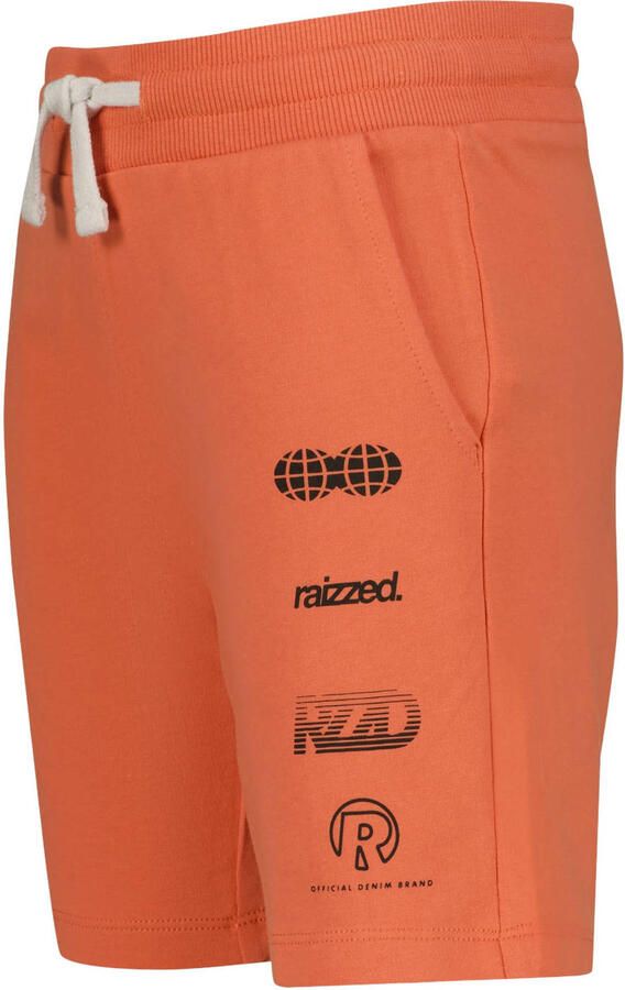 Raizzed relaxed regular waist sweatshort oranje - Foto 2
