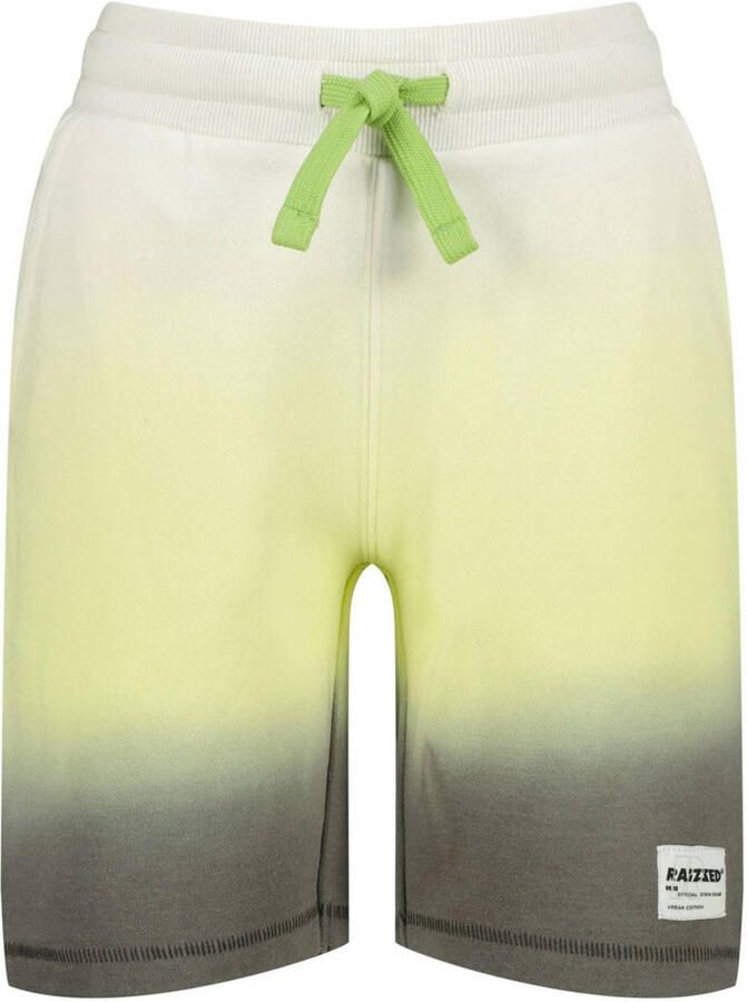 Raizzed relaxed sweatshort limegroen