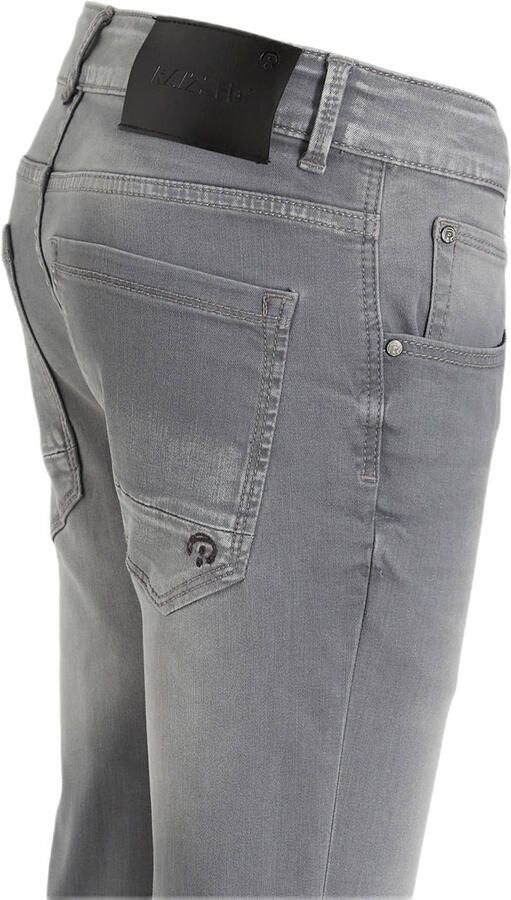 Raizzed skinny jeans Tokyo mid grey stone Grijs Jongens Stretchdenim 134 - Foto 6