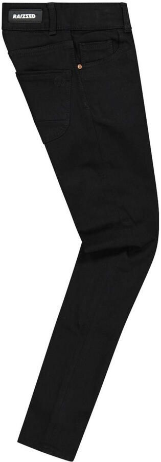 Raizzed skinny jeans zwart Meisjes Stretchkatoen Effen 146