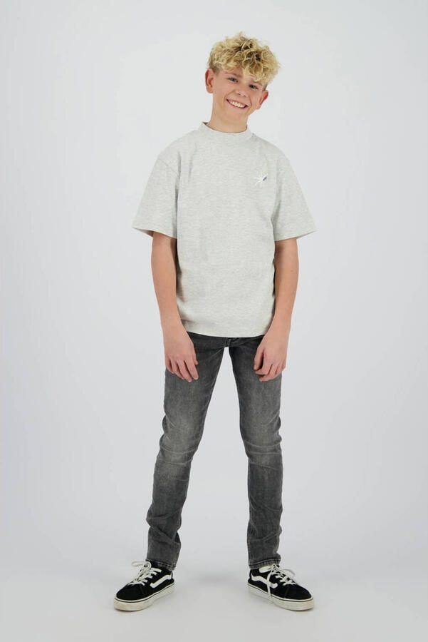 Raizzed slim fit jeans black denim Zwart Jongens Stretchdenim Effen