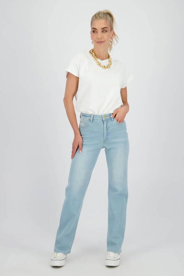 Raizzed straight leg jeans medium blue denim
