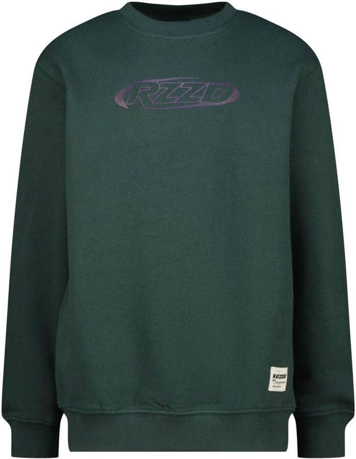 Raizzed sweater donkergroen