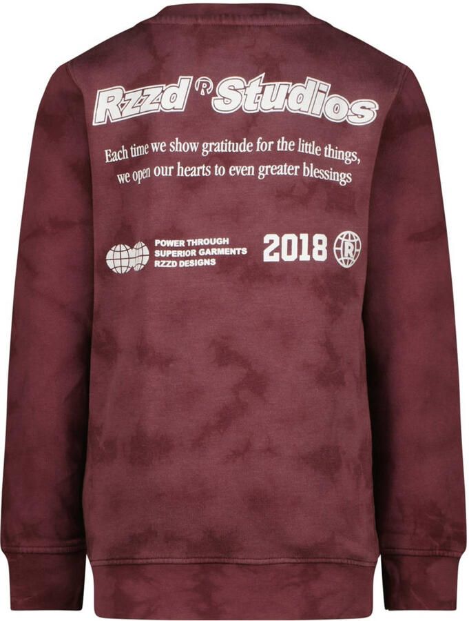 Raizzed sweater donkerrood - Foto 2