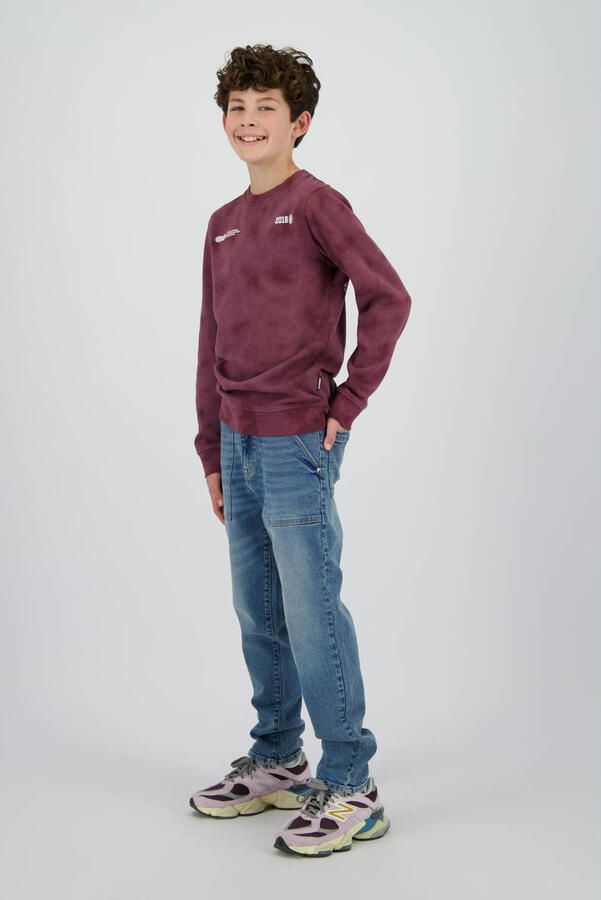 Raizzed sweater donkerrood - Foto 3