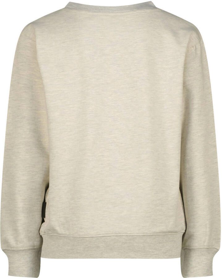 Raizzed sweater lichtgrijs - Foto 2