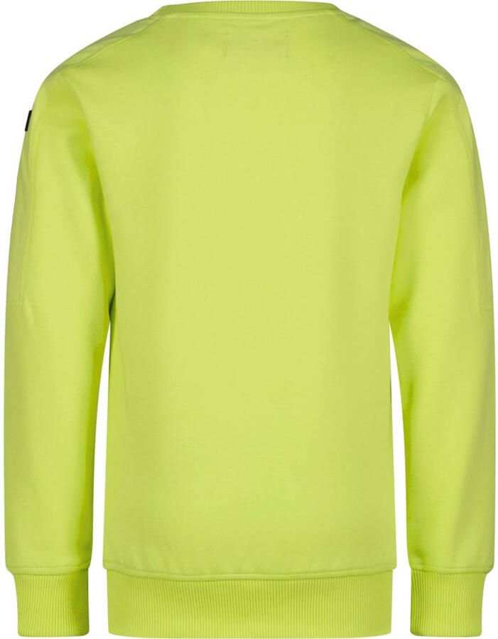 Raizzed sweater limegroen