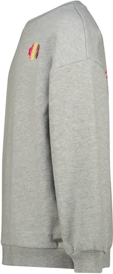 Raizzed sweater met backprint grijs - Foto 3