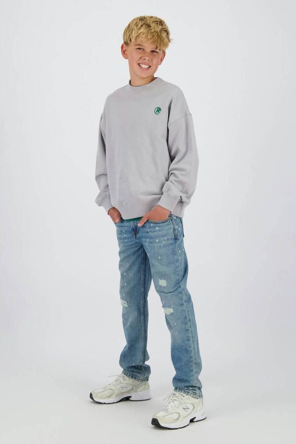 Raizzed sweater met backprint grijs - Foto 2