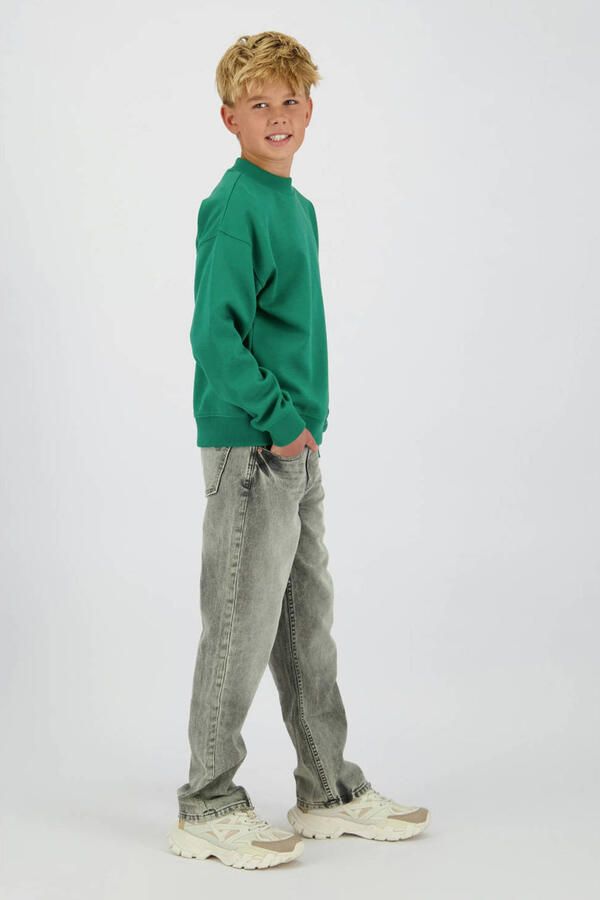 Raizzed sweater met backprint groen - Foto 3