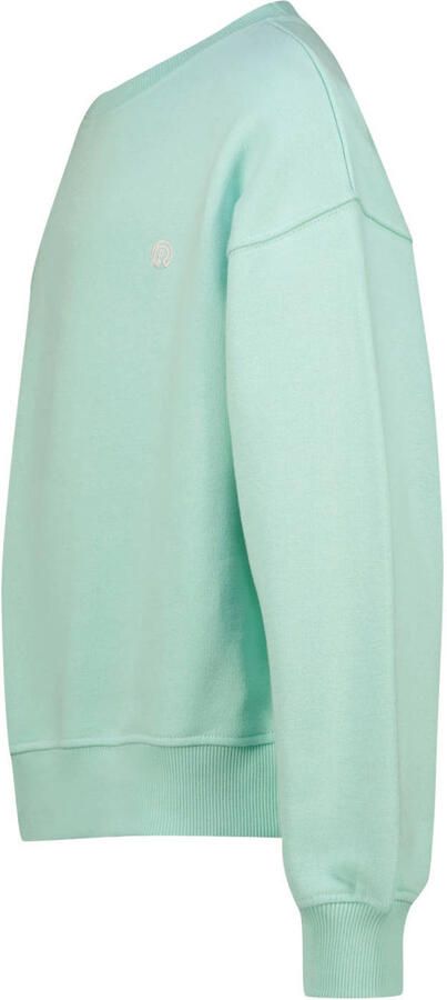 Raizzed sweater met print mintgroen - Foto 3