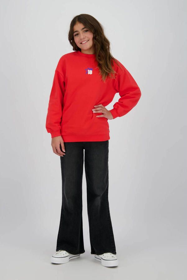 Raizzed sweater rood
