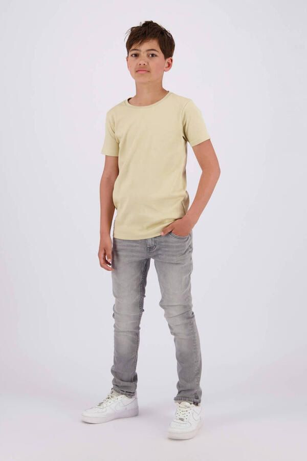 Raizzed T-shirt Bannu wit Beige Jongens Katoen Ronde hals Effen 176 - Foto 2