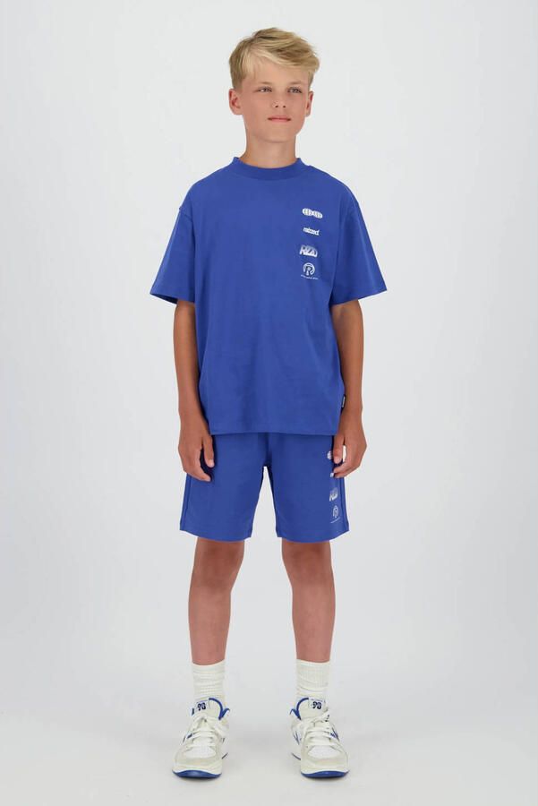 Raizzed relaxed regular waist sweatshort blauw
