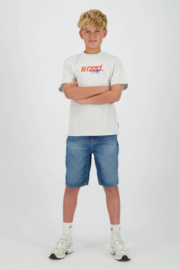 Raizzed T-shirt grijs melange