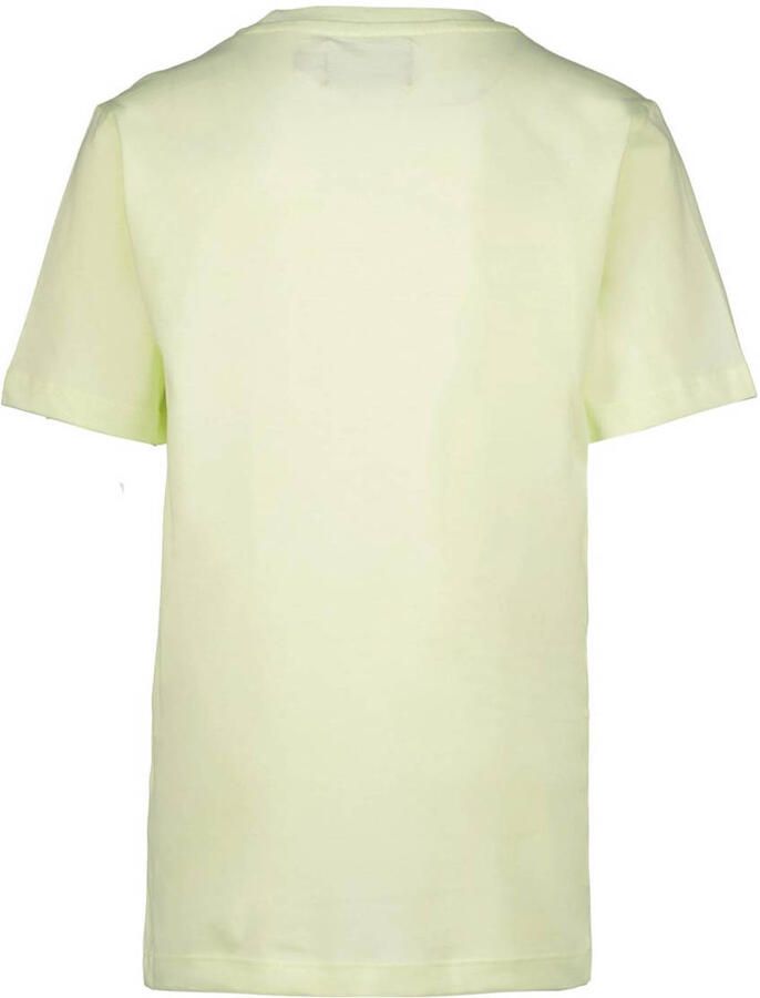 Raizzed T-shirt Hamilton met logo zacht limegroen Jongens Katoen Ronde hals 176 - Foto 2