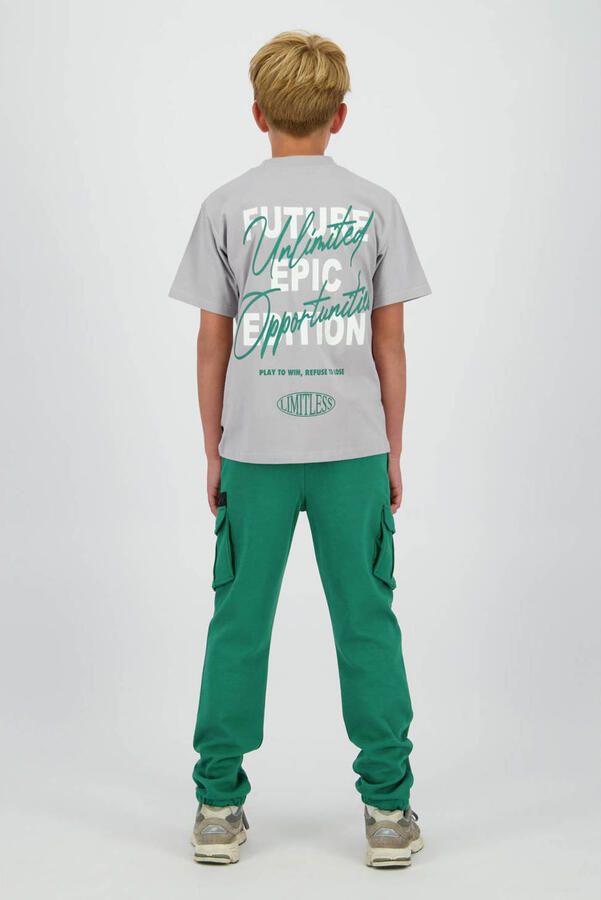 Raizzed T-shirt met backprint grijs - Foto 2