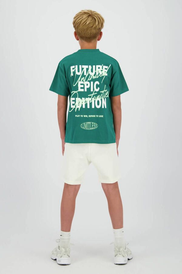 Raizzed T-shirt met backprint groen - Foto 2