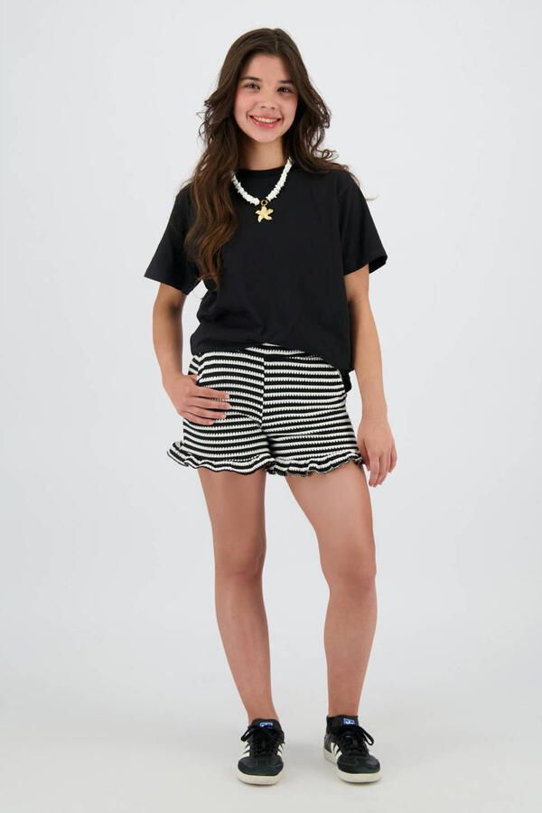 Raizzed T-shirt met backprint zwart