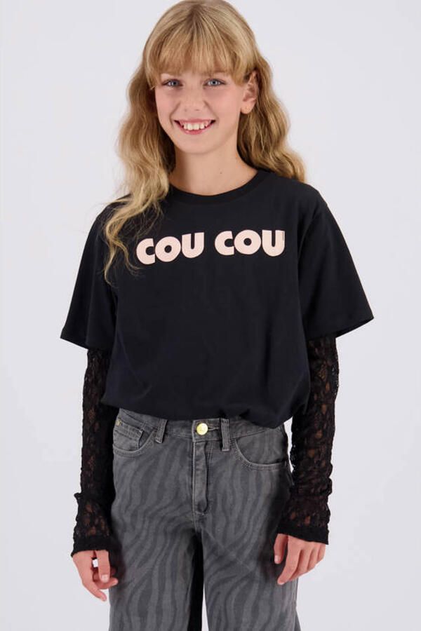 Raizzed T-shirt met tekst zwart