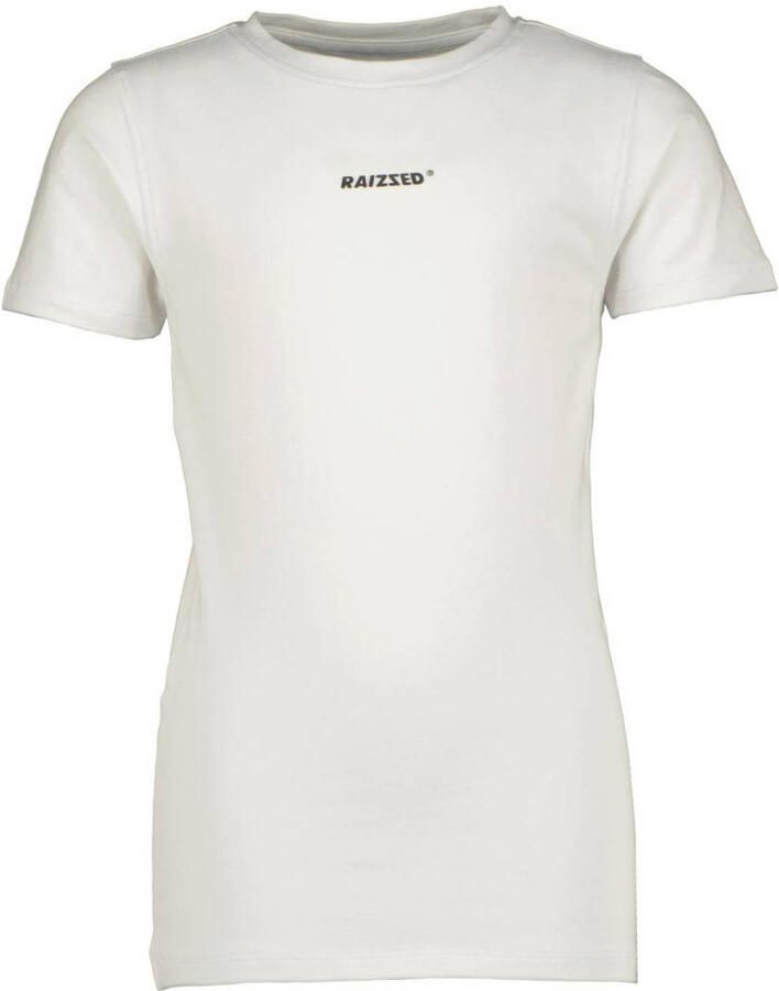 Raizzed T-shirt Nora set van 2 zwart wit Jongens Stretchkatoen Ronde hals 110 116