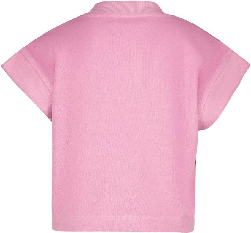 Raizzed T-shirt Rania lichtroze Meisjes Katoen Ronde hals Effen 116 - Foto 2