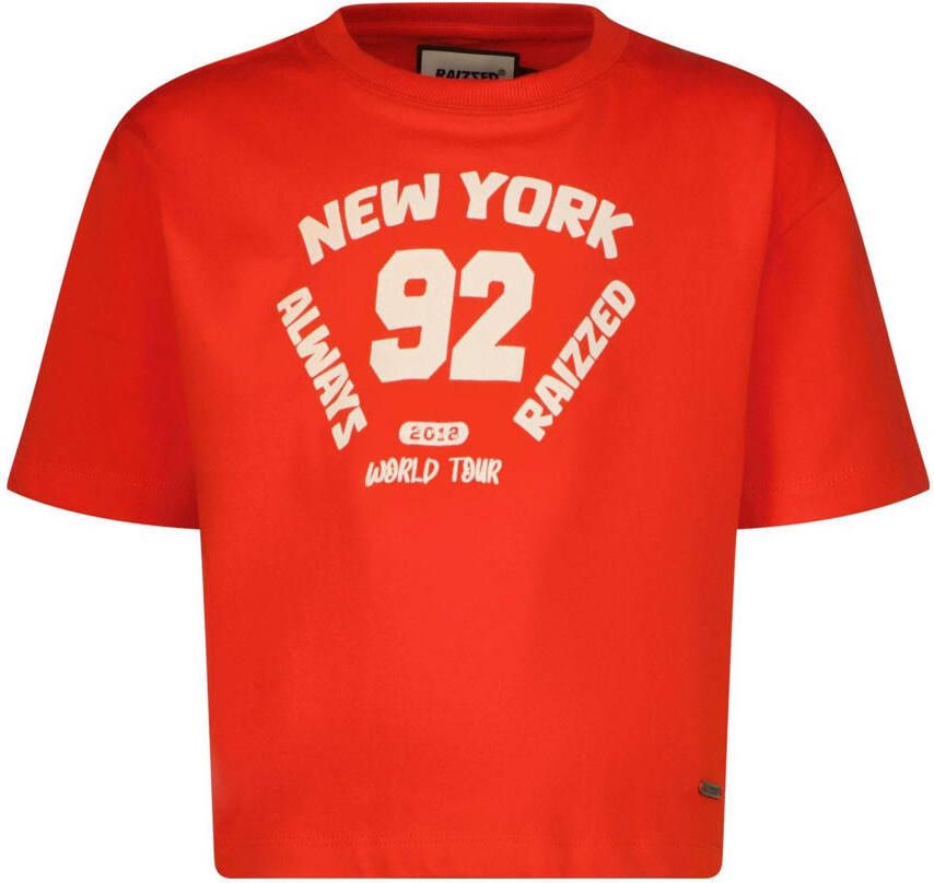 Raizzed Speelse Rode Faya T-shirt Red Dames - Foto 2