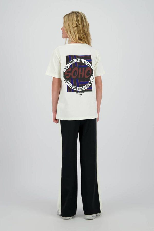 Raizzed T-shirt wit Meisjes Katoen Ronde hals Backprint - Foto 2
