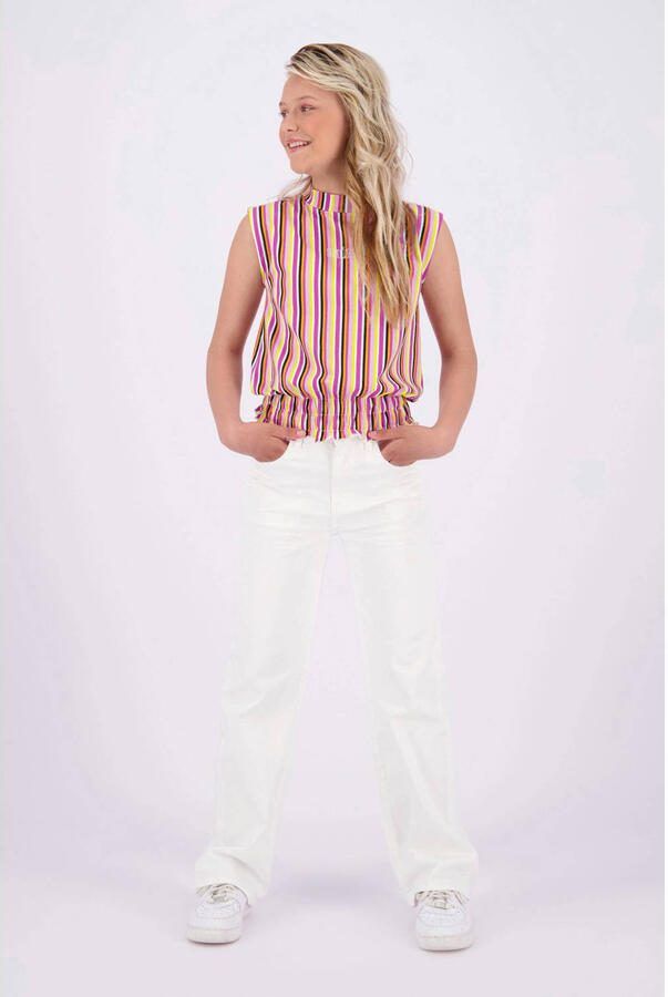 Raizzed wide leg jeans Mississippi white Wit Meisjes Stretchdenim Effen 134 - Foto 2