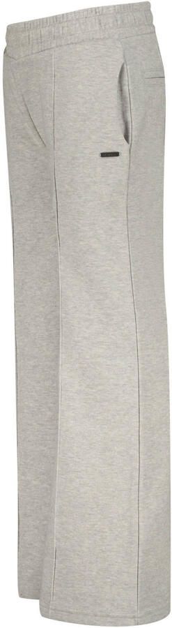 Raizzed wide leg joggingbroek grijs melange - Foto 3