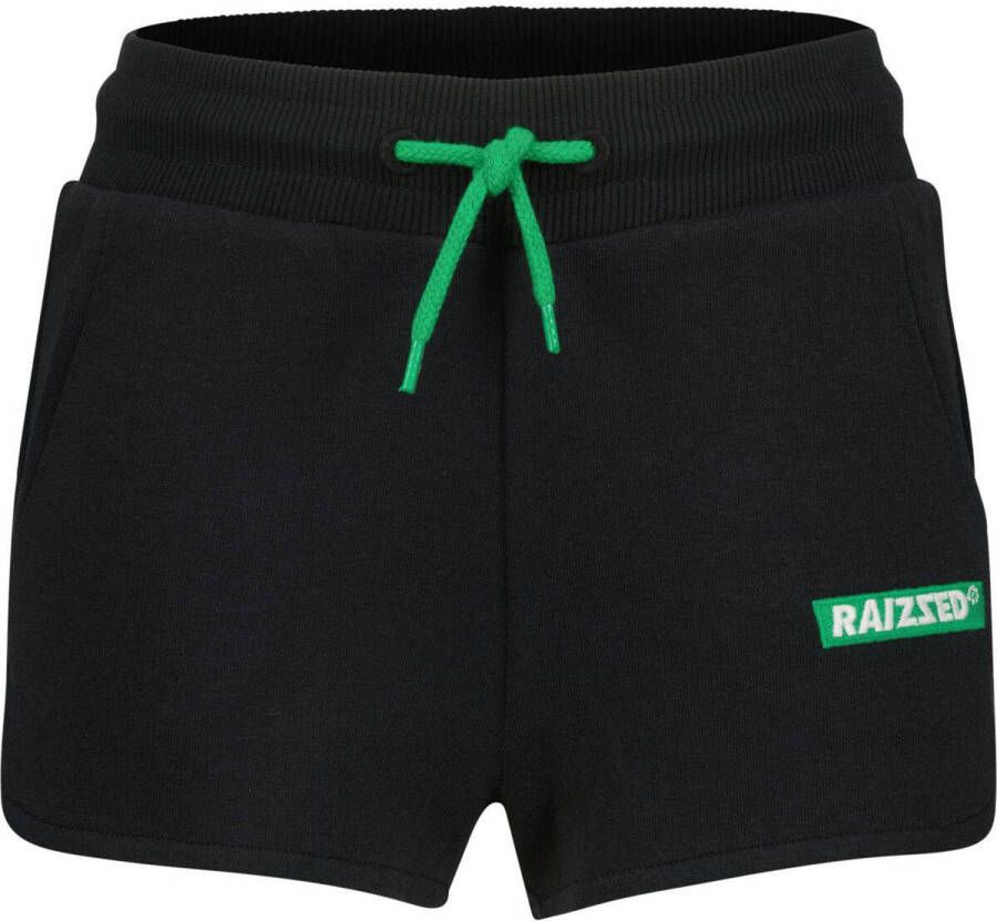 Raizzed short met logo zwart Korte broek Meisjes Sweat Logo 152