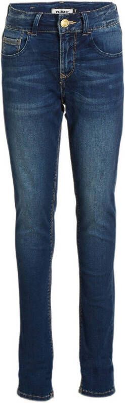 Raizzed skinny jeans Chelsea dark blue stone Blauw Meisjes Stretchdenim 122