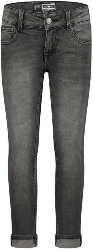 Raizzed skinny jeans grijs Jongens Stretchdenim Effen 140