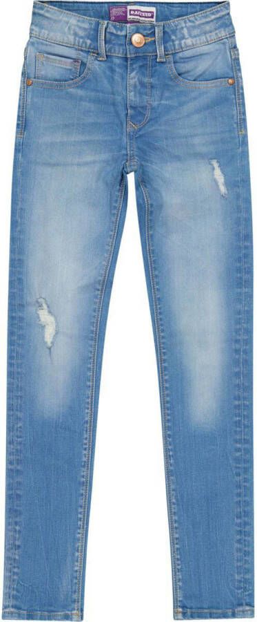 Raizzed super skinny jeans mid blue stone Blauw Meisjes Katoen 128