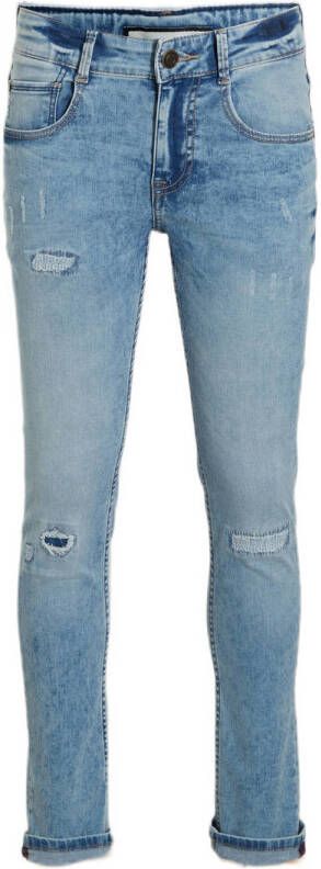 Raizzed skinny jeans Tokyo Crafted mid blue stone Blauw Jongens Stretchdenim 104