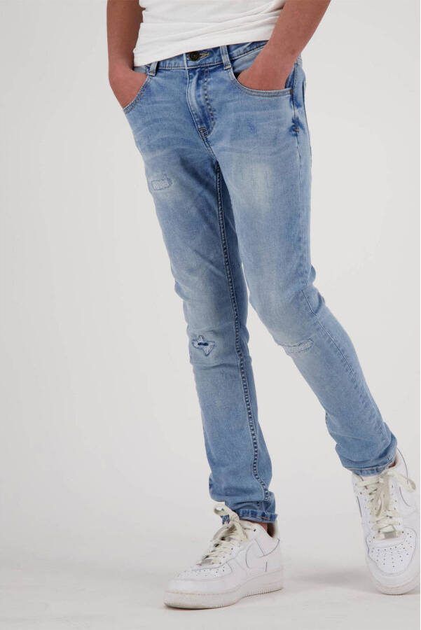 Raizzed skinny jeans Tokyo Crafted mid blue stone Blauw Jongens Stretchdenim 104 - Foto 2