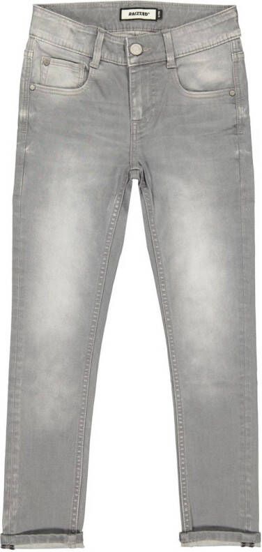 Raizzed skinny jeans Tokyo mid grey stone Grijs Jongens Stretchdenim 134 - Foto 4