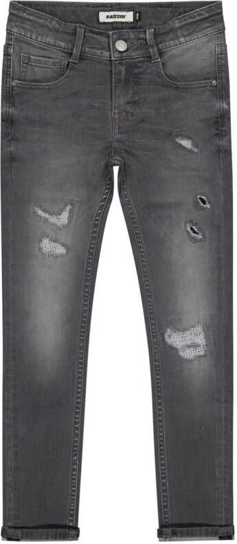 Raizzed super skinny fit jeans Bangkok crafted vintage grey Grijs Jongens Stretchdenim 116