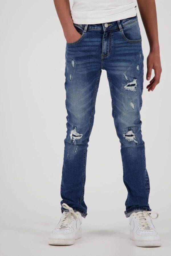 Raizzed slim fit jeans Boston Crafted mid blue stone Blauw Jongens Stretchdenim 110
