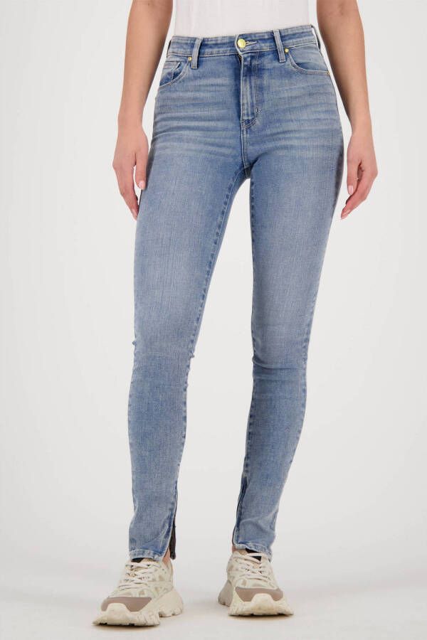 Raizzed super skinny jeans BLOSSOM ZIP mid blue stone