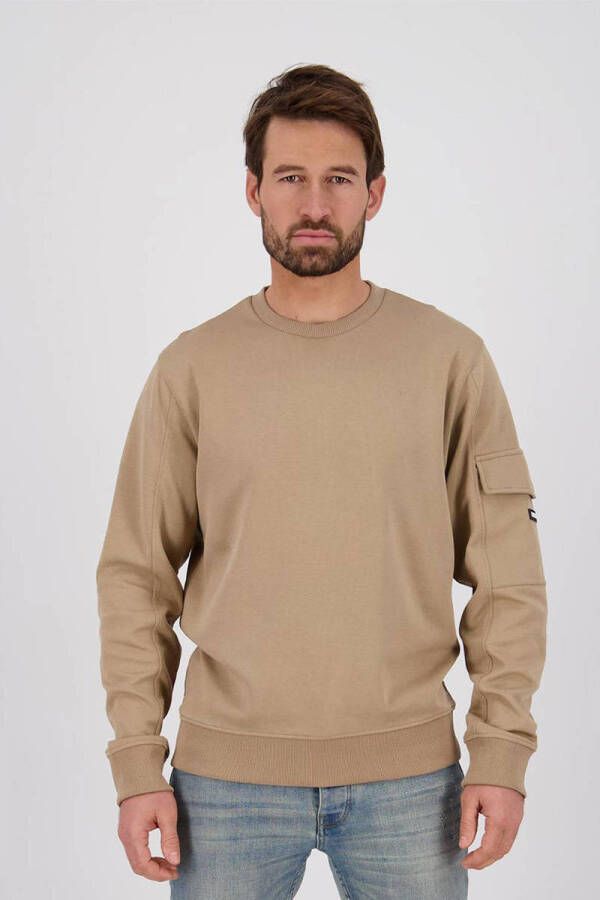 Raizzed sweater Madera faded brown